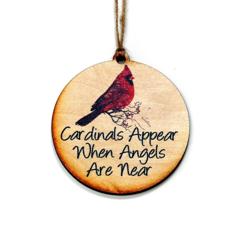 Cardinals Appear When Angels Are Near Wall Art