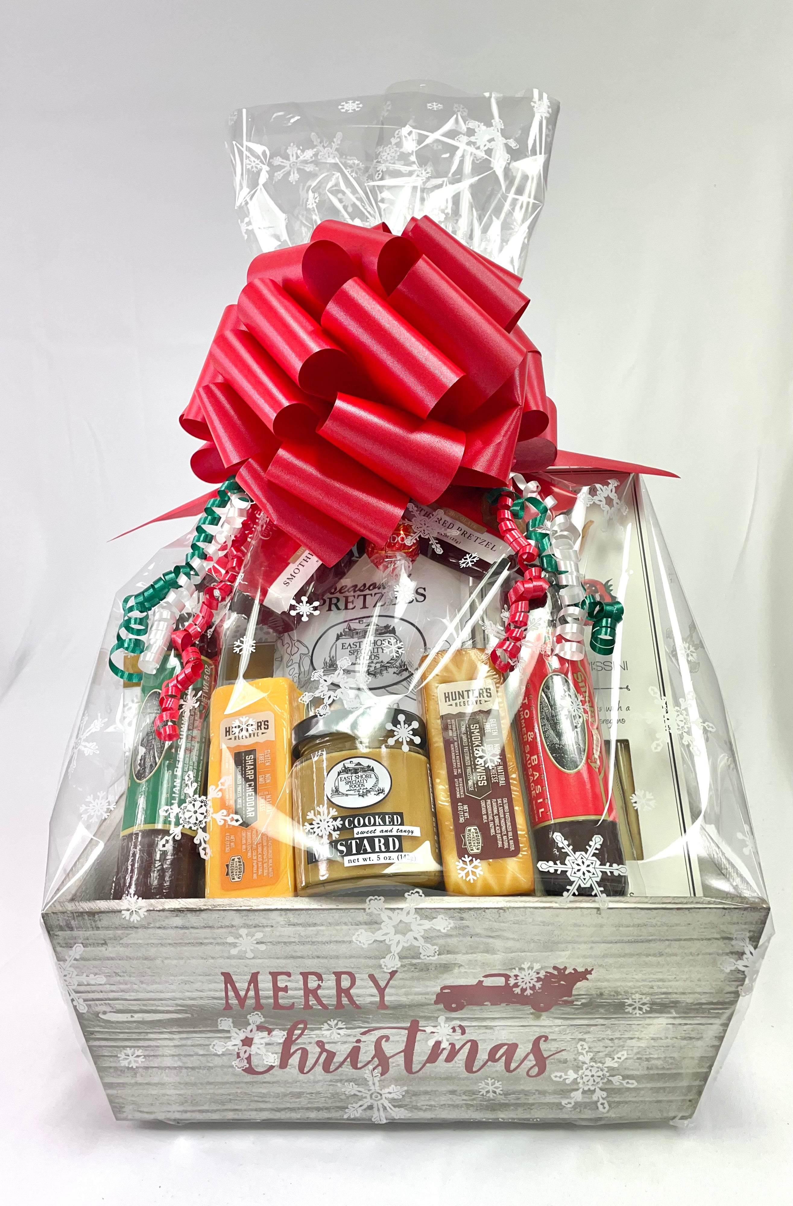 Jenny's Italian Sausage and  Cheese Holiday Gift Basket