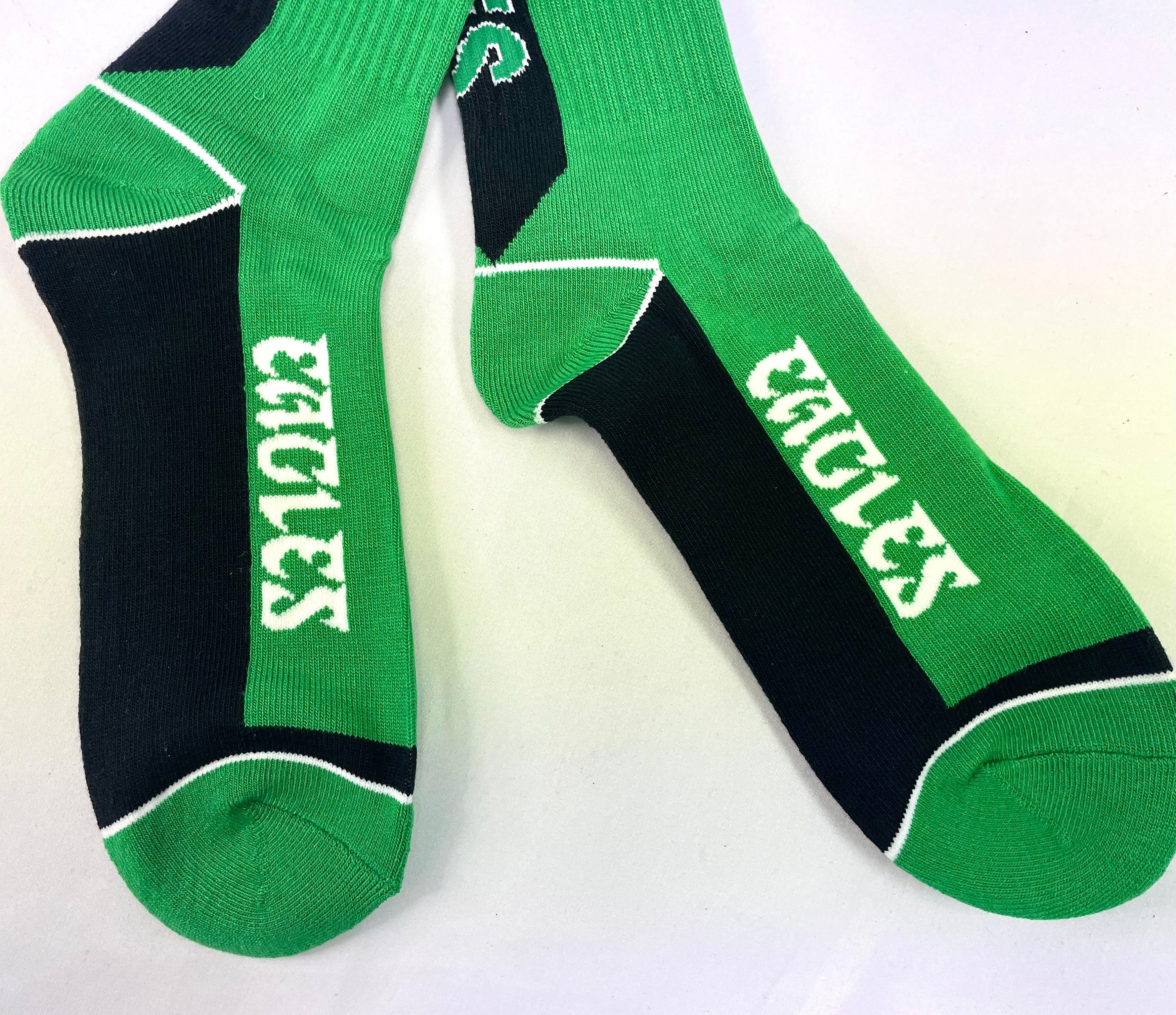 Philadelphia Eagles Retro Socks - Large
