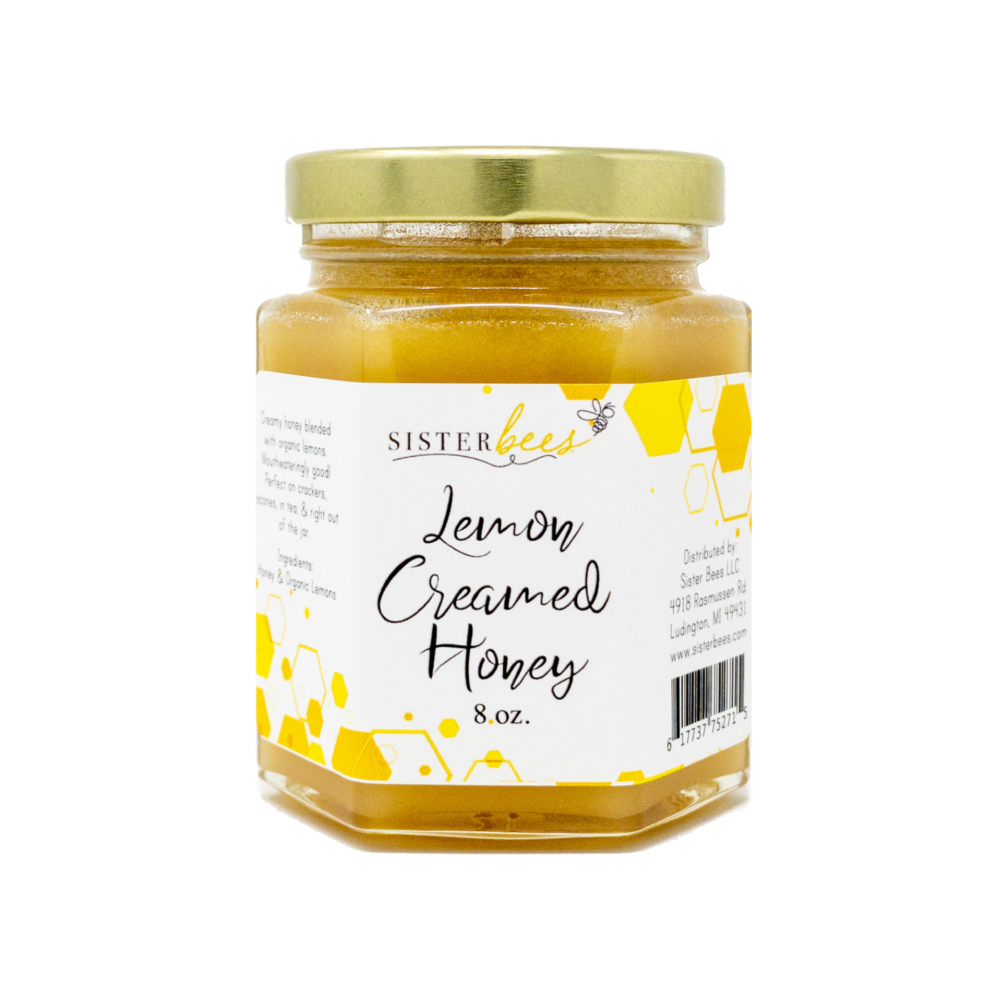 Lemon Creamed Honey Jar
